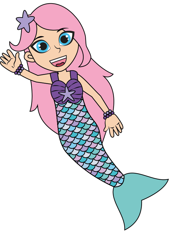 Mermaid Waving